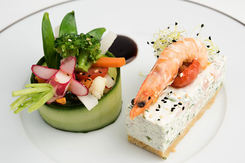 Cheesecake crevettes